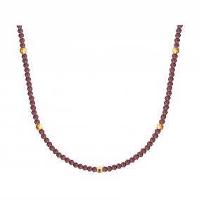 Золотое колье SOKOLOV 770359 с гранатом 770359 фото