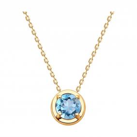 770423: Колье из золота с топазом 770423 фото