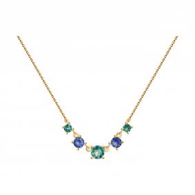 770436: Колье из золота с  природными облагороженными топазами 770436 фото