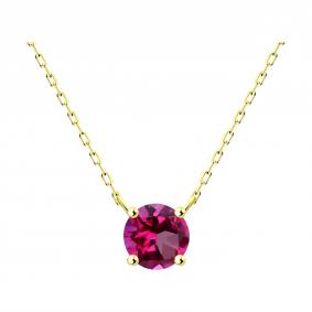 Колье из лимонного золота SOKOLOV 770462-2 с топазом 770462-2 фото