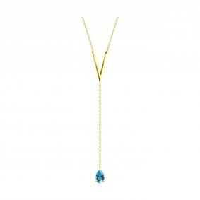 Колье из лимонного золота SOKOLOV 770472-2 с топазом 770472-2 фото