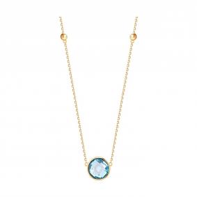 Золотое колье SOKOLOV 770483 с топазом 770483 фото