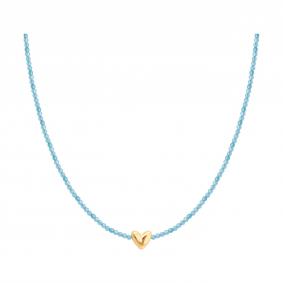 Золотое колье SOKOLOV 770518 с топазом 770518 фото