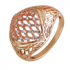 Золотое кольцо ТД Эстет 79035900 с фианитом 79035900 фото