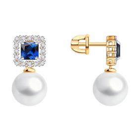 Золотые серьги SOKOLOV 792477 792477 фото