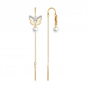 Золотые серьги SOKOLOV 792480 792480 фото