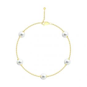 Золотой браслет SOKOLOV 795019-2 с жемчугом 795019-2 фото