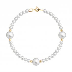 Золотой браслет SOKOLOV 795081 с жемчугом 795081 фото