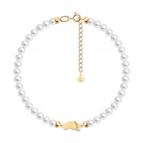 Золотой браслет SOKOLOV 795085 с жемчугом 795085 фото