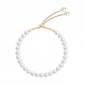 Золотой браслет SOKOLOV 795086 с жемчугом 795086 фото