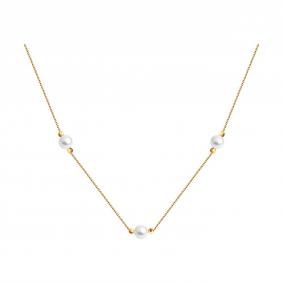 Золотое колье SOKOLOV 797081 с жемчугом 797081 фото