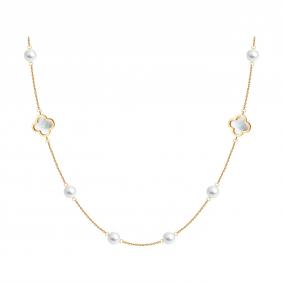 797108: Колье из золота с полудрагоценными вставками 797108 фото