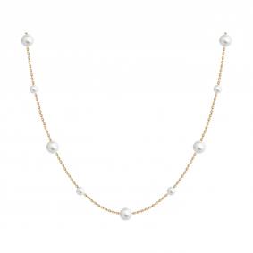 Золотое колье SOKOLOV 797110 с жемчугом 797110 фото