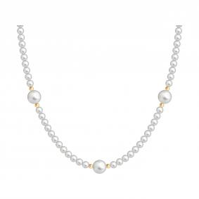 Золотое колье SOKOLOV 797124 с жемчугом 797124 фото