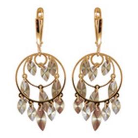 Золотые серьги Золотые узоры 8-1446 8-1446 фото