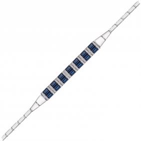 Браслет из белого золота DOLCE DIAMOND 80024032 с бриллиантом и сапфиром 80024032 фото