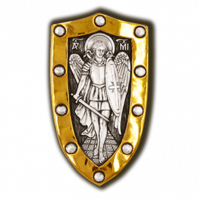 Серебряная подвеска-иконка Ангел Хранитель ЮЗ Елизавета 8229 8229 фото