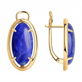 Серебряные серьги SOKOLOV 83020422 с опалом 83020422 фото