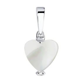 Серебряная подвеска SOKOLOV 83030107 с перламутром 83030107 фото