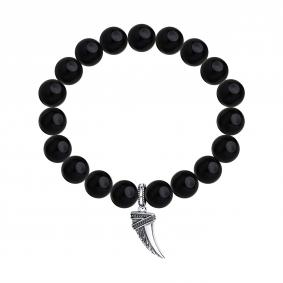 Серебряный браслет SOKOLOV 83050018 с агатом 83050018 фото