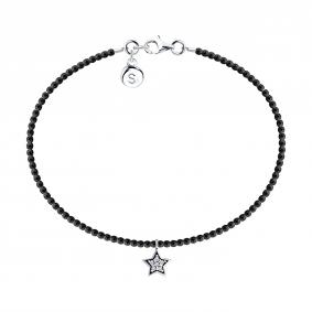 Серебряный браслет SOKOLOV 83050024 с фианитом и шпинелью 83050024 фото