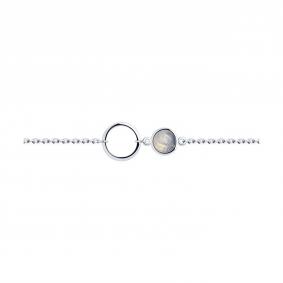 Серебряный браслет SOKOLOV 83050028-91 с лунным камнем 83050028-91 фото