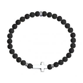 Серебряный браслет SOKOLOV с вулканической лавой 83050031 83050031 фото