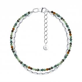 Серебряный браслет SOKOLOV 83050072 с бирюзой 83050072 фото