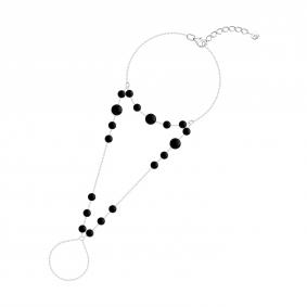 Серебряный браслет SOKOLOV 83050074 с агатом 83050074 фото