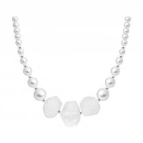 Серебряное колье SOKOLOV 83070098 с кварцем и жемчугом 83070098 фото