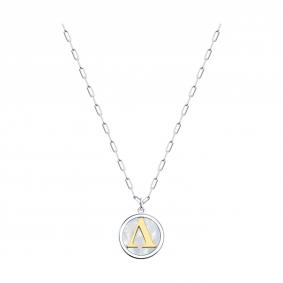 83070102: Колье из золочёного серебра с перламутром 83070102 фото