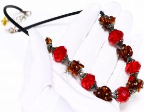 Комплект колье и браслет из янтаря Загадка Грани Янтаря ИП Шавкунов ИН 8522398 8522398 фото