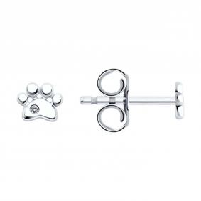 Серебряные серьги SOKOLOV 87020110-91 87020110-91 фото