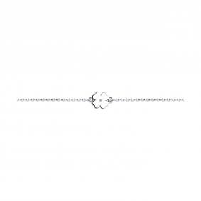 Серебряный браслет SOKOLOV 87050003 с бриллиантом 87050003 фото