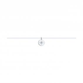 Браслет на леске с декоративным элементом SOKOLOV с бриллиантом 87050010 87050010 фото