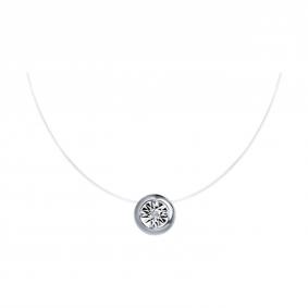 Колье на леске SOKOLOV с бриллиантом 87070018-91 87070018-91 фото