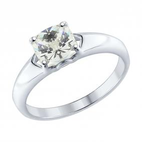 Серебряное кольцо SOKOLOV 89010062 с Swarovski 89010062 фото