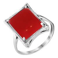 Серебряное кольцо Золотые узоры 90-01-4588-00 с кораллом 90-01-4588-00 фото