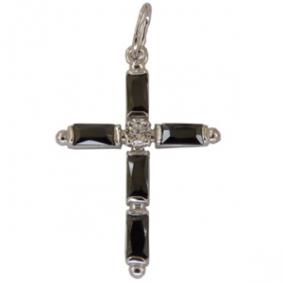 Серебряная подвеска Золотые узоры 90-03-0963 с цирконием 90-03-0963 фото