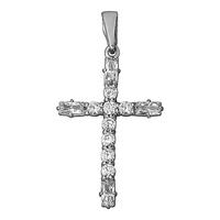 Серебряная подвеска Золотые узоры 90-03-1968-00 с цирконием 90-03-1968-00 фото