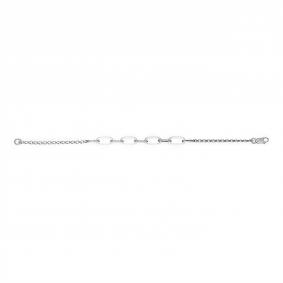 Серебряный браслет Золотые узоры 90-08-0260-00 с керамикой и цирконием 90-08-0260-00 фото