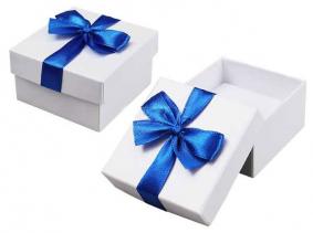 Футляр картонный с лентой на крышке серия Перламутровая классика 90030-И-бел 90030-И-бел фото