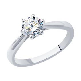 Золотое кольцо SOKOLOV 9010098-82-7 с бриллиантом 9010098-82-7 фото