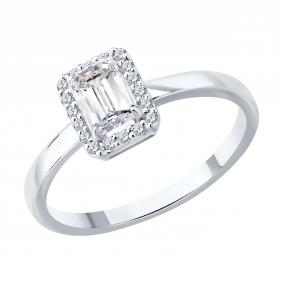 Золотое кольцо SOKOLOV 9010275-3-5 с бриллиантом выращенным 9010275-3-5 фото