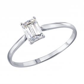 Золотое кольцо SOKOLOV 9010306-3-5 с бриллиантом выращенным 9010306-3-5 фото