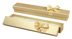 Футляр картонный золотой под браслет и цепь Имидж 90105-зол 90105-зол фото