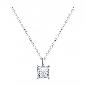 Колье из белого золота SOKOLOV 9070067-47 с бриллиантом 9070067-47 фото