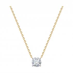 Золотое колье SOKOLOV 9070082-5 с бриллиантом выращенным 9070082-5 фото