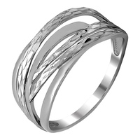 Серебряное кольцо Золотые узоры 91-01-0545-00 91-01-0545-00 фото