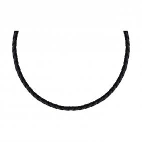 Кожаный шнурок с замком из серебра SOKOLOV 91080004-91 91080004-91 фото